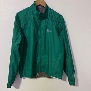 Gore Running Wear Windstopper Active Shell Running Jacket Green Lightweight-L